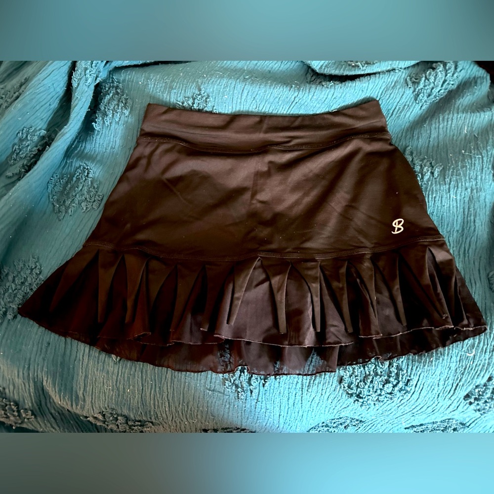 Black mini with ruching